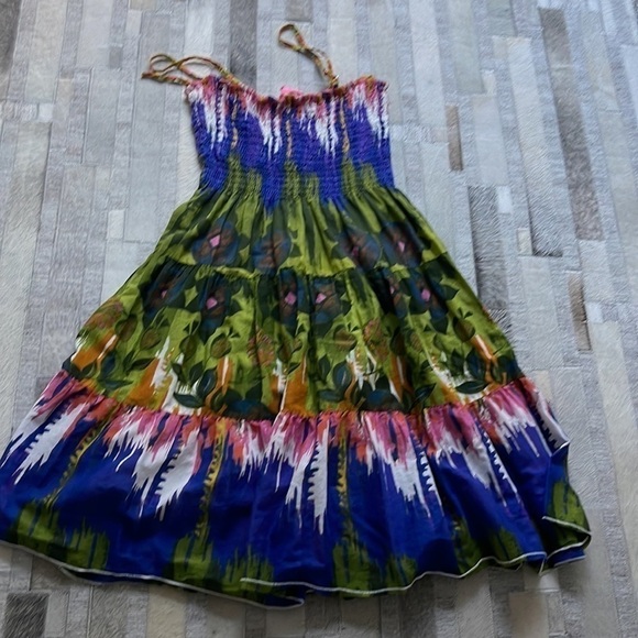 Multi - Colored Short Sundress - Picture 4 of 5